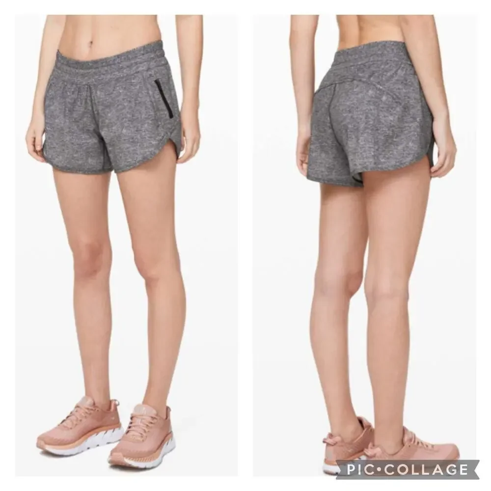 Lululemon Tracker Shorts Heather Gray Size 8